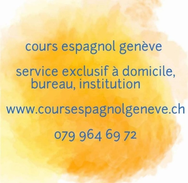 Cours d"espagnol sur genève 079 964 69 72, spanischkurs