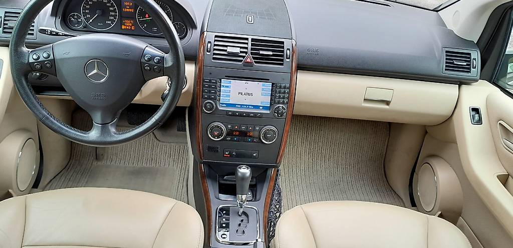 mercedes-benz a 200, frisch ab mfk, service, automat