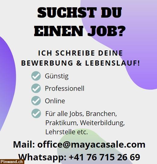 Suchst Du einen Job? Professionelle Bewerbung & LebenslaufGünstig