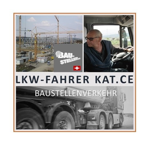 Lkw-Fahrer CE (Baustelle) CH-Kt. Wallis/Visp - per sofort